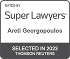 Rated by Super Lawyers - Areti Georgopoulos